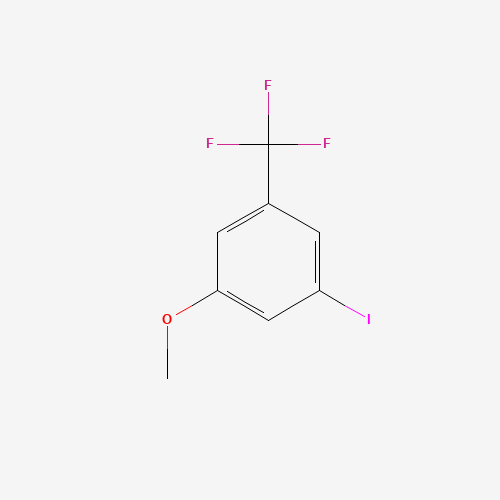 1-iodo-3-methoxy-5-(trifluoromethyl)benzene (CAS: 868167-60-6) - Chemical Structure and Molecular Formula 