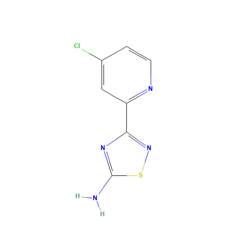 3-(4-chloropyridin-2-yl)-1,2,4-thiadiazol-5-amine (CAS: 1179360-42-9) - Related Chemical Product