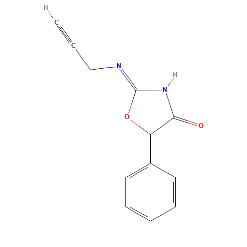5-phenyl-2-(prop-2-ynylamino)-1,3-oxazol-4-one (CAS: 32962-46-2) - Related Chemical Product
