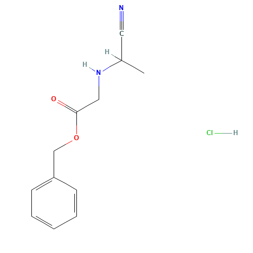 benzyl 2-(1-cyanoethylamino)acetate;hydrochloride (CAS: 204453-15-6) - Related Chemical Product