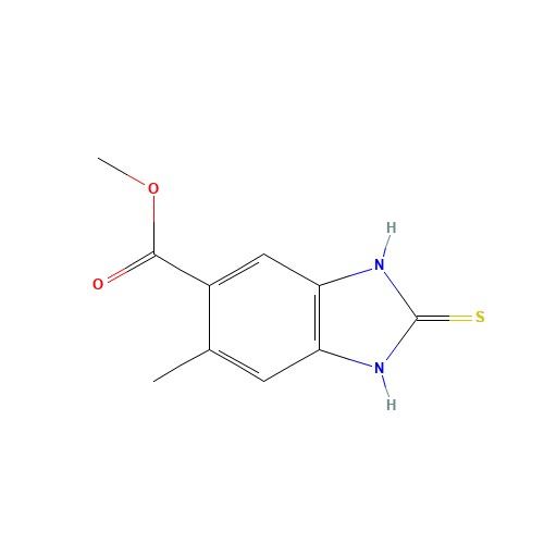 methyl 6-methyl-2-sulfanylidene-1,3-dihydrobenzimidazole-5-carboxylate (CAS: 96718-51-3) - Related Chemical Product