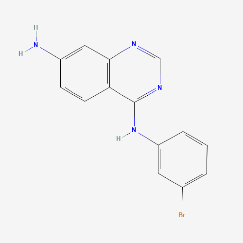 4-N-(3-bromophenyl)quinazoline-4,7-diamine (CAS: 169205-81-6) - Related Chemical Product