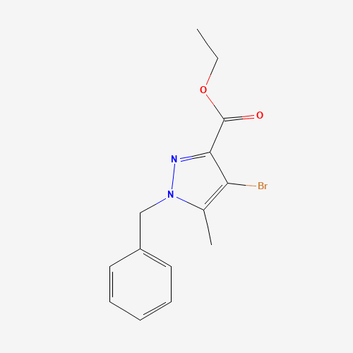 ethyl 1-benzyl-4-bromo-5-methylpyrazole-3-carboxylate (CAS: 1262415-66-6) - Related Chemical Product