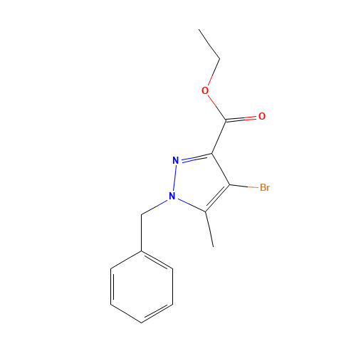 ethyl 1-benzyl-4-bromo-5-methylpyrazole-3-carboxylate (CAS: 1262415-66-6) - Related Chemical Product