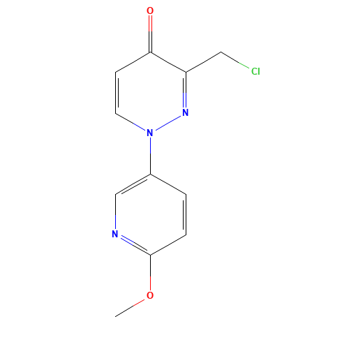 3-(chloromethyl)-1-(6-methoxypyridin-3-yl)pyridazin-4-one (CAS: 1314389-11-1) - Related Chemical Product
