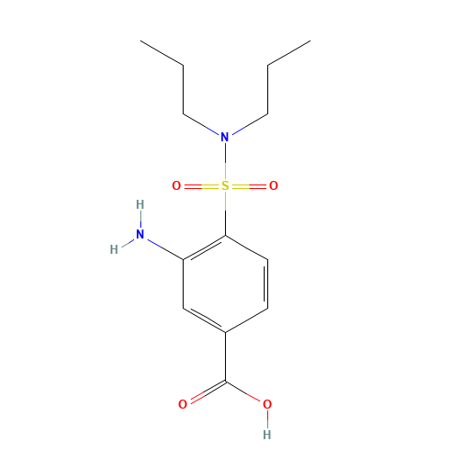 3-amino-4-(dipropylsulfamoyl)benzoic acid (CAS: 38667-49-1) - Related Chemical Product
