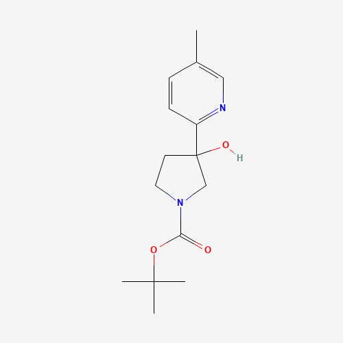 tert-butyl 3-hydroxy-3-(5-methylpyridin-2-yl)pyrrolidine-1-carboxylate (CAS: 1003562-09-1) - Related Chemical Product