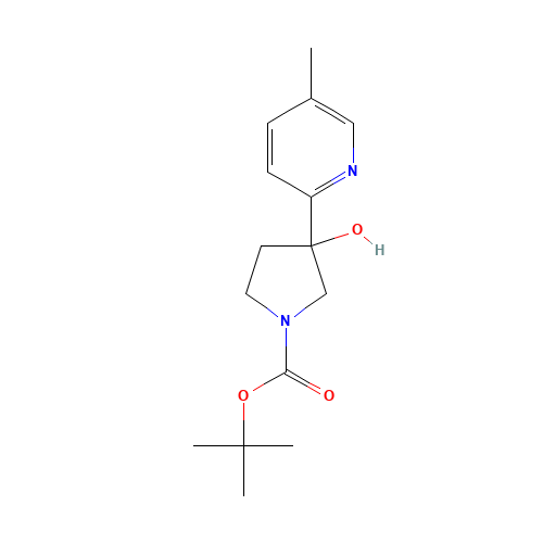 tert-butyl 3-hydroxy-3-(5-methylpyridin-2-yl)pyrrolidine-1-carboxylate (CAS: 1003562-09-1) - Related Chemical Product