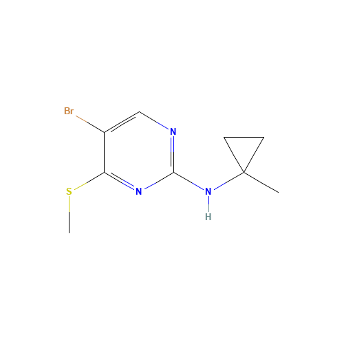 5-bromo-N-(1-methylcyclopropyl)-4-methylsulfanylpyrimidin-2-amine (CAS: 1403865-31-5) - Related Chemical Product