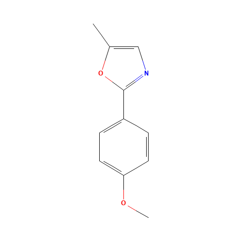 2-(4-methoxyphenyl)-5-methyl-1,3-oxazole (CAS: 124811-88-7) - Related Chemical Product