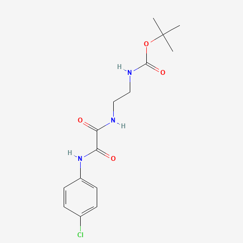 tert-butyl N-[2-[[2-(4-chloroanilino)-2-oxoacetyl]amino]ethyl]carbamate (CAS: 721926-84-7) - Related Chemical Product