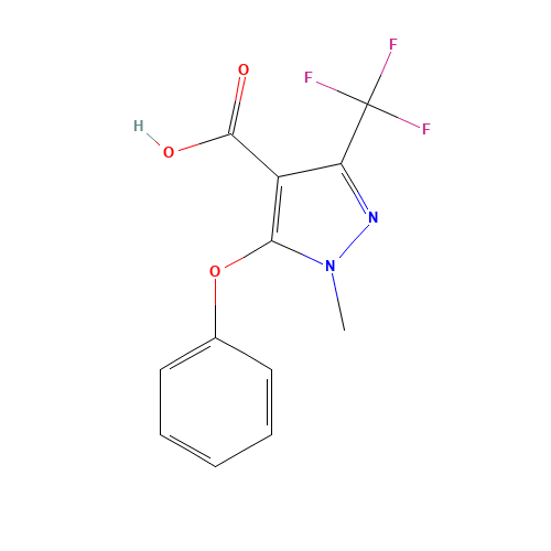 1-methyl-5-phenoxy-3-(trifluoromethyl)pyrazole-4-carboxylic acid (CAS: 921939-08-4) - Related Chemical Product