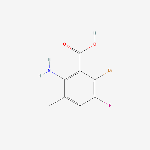 2-amino-6-bromo-5-fluoro-3-methylbenzoic acid (CAS: 1694614-97-5) - Related Chemical Product