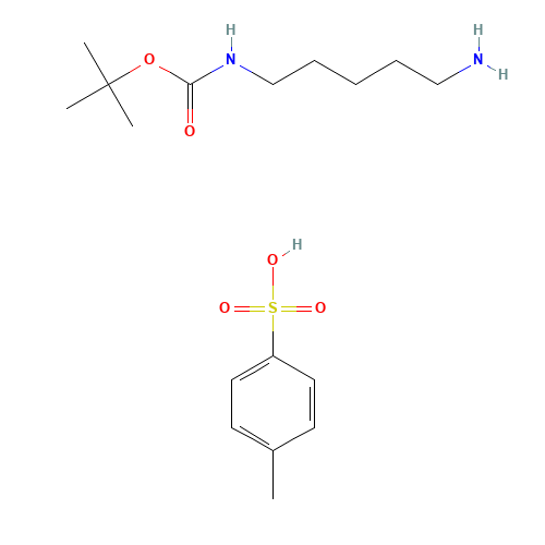 tert-butyl N-(5-aminopentyl)carbamate;4-methylbenzenesulfonic acid (CAS: 713520-27-5) - Related Chemical Product