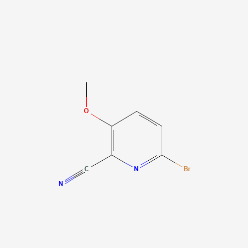 6-bromo-3-methoxypyridine-2-carbonitrile (CAS: 393813-61-1) - Chemical Structure and Molecular Formula 