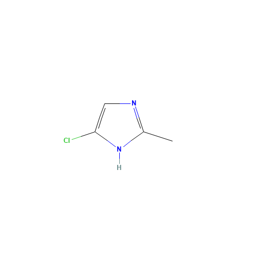 5-chloro-2-methyl-1H-imidazole (CAS: 16265-06-8) - Chemical Structure and Molecular Formula 