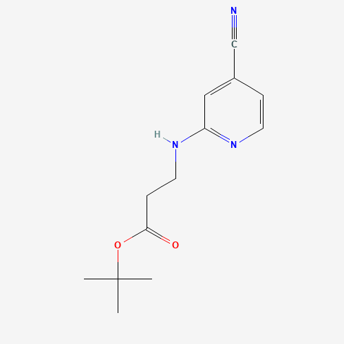 tert-butyl 3-[(4-cyanopyridin-2-yl)amino]propanoate (CAS: 1243559-38-7) - Related Chemical Product