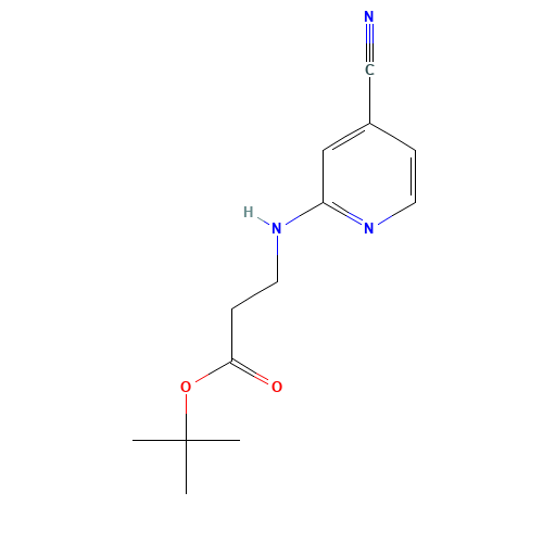 tert-butyl 3-[(4-cyanopyridin-2-yl)amino]propanoate (CAS: 1243559-38-7) - Related Chemical Product