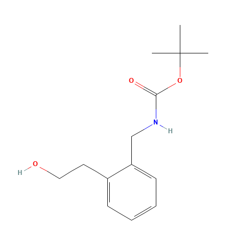 tert-butyl N-[[2-(2-hydroxyethyl)phenyl]methyl]carbamate (CAS: 496917-85-2) - Related Chemical Product