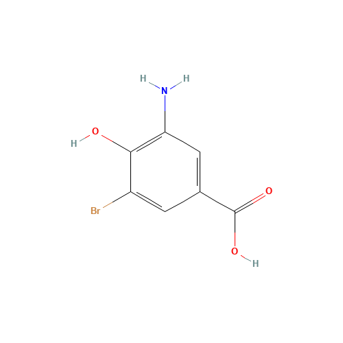 3-amino-5-bromo-4-hydroxybenzoic acid (CAS: 860182-21-4) - Related Chemical Product