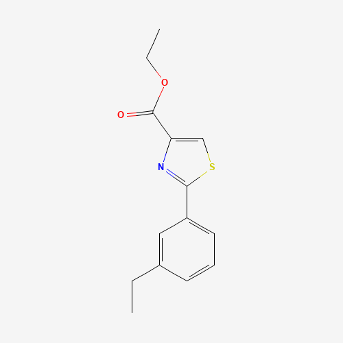 ethyl 2-(3-ethylphenyl)-1,3-thiazole-4-carboxylate (CAS: 885278-81-9) - Related Chemical Product