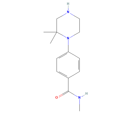 4-(2,2-dimethylpiperazin-1-yl)-N-methylbenzamide (CAS: 1263387-53-6) - Related Chemical Product