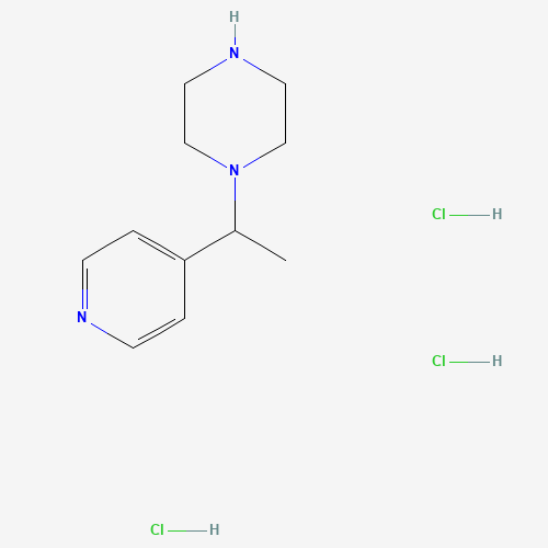 1-(1-pyridin-4-ylethyl)piperazine;trihydrochloride (CAS: 521914-40-9) - Related Chemical Product