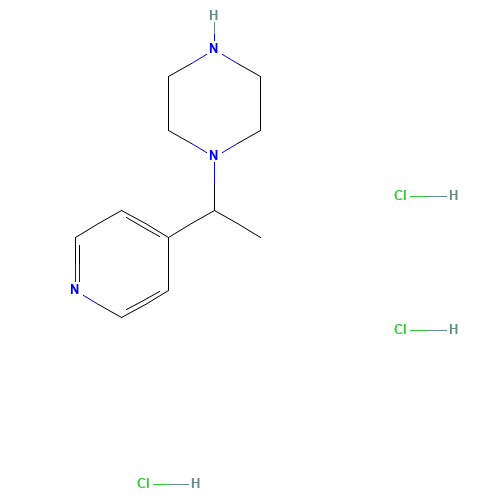 1-(1-pyridin-4-ylethyl)piperazine;trihydrochloride (CAS: 521914-40-9) - Related Chemical Product