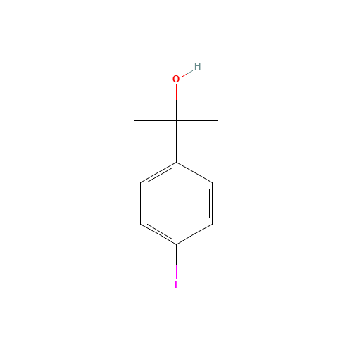 2-(4-iodophenyl)propan-2-ol (CAS: 60514-82-1) - Chemical Structure and Molecular Formula 