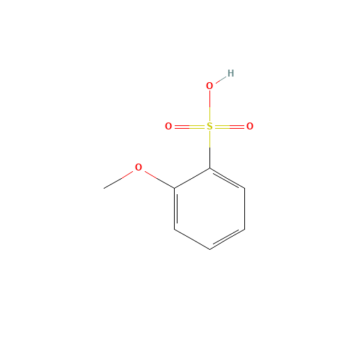 2-methoxybenzenesulfonic acid (CAS: 34256-00-3) - Chemical Structure and Molecular Formula 