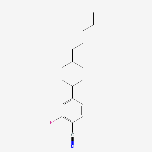 2-fluoro-4-(4-pentylcyclohexyl)benzonitrile (CAS: 85896-79-3) - Related Chemical Product