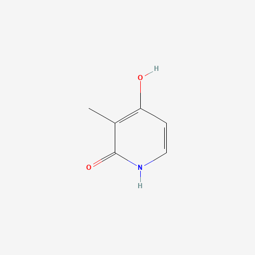 4-hydroxy-3-methyl-1H-pyridin-2-one (CAS: 4664-14-6) - Chemical Structure and Molecular Formula 
