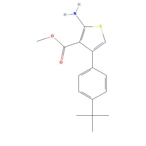 methyl 2-amino-4-(4-tert-butylphenyl)thiophene-3-carboxylate (CAS: 350989-95-6) - Related Chemical Product