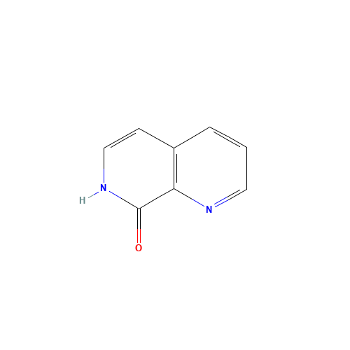 7H-1,7-naphthyridin-8-one (CAS: 67967-11-7) - Chemical Structure and Molecular Formula 