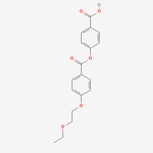 4-[4-(2-ethoxyethoxy)benzoyl]oxybenzoic acid (CAS: 52956-41-9) - Related Chemical Product