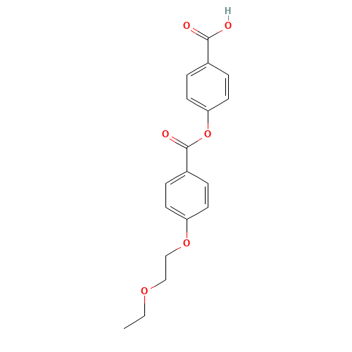4-[4-(2-ethoxyethoxy)benzoyl]oxybenzoic acid (CAS: 52956-41-9) - Related Chemical Product