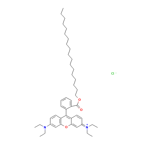 [6-(diethylamino)-9-(2-octadecoxycarbonylphenyl)xanthen-3-ylidene]-diethylazanium;chloride (CAS: 65603-19-2) - Related Chemical Product