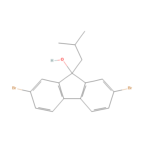 2,7-dibromo-9-(2-methylpropyl)fluoren-9-ol (CAS: 1401734-58-4) - Related Chemical Product