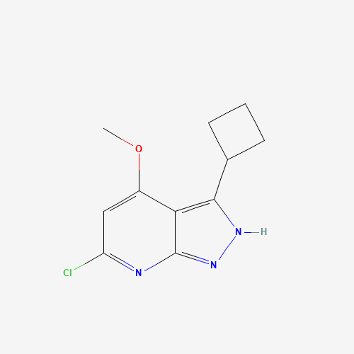 6-chloro-3-cyclobutyl-4-methoxy-2H-pyrazolo[3,4-b]pyridine (CAS: 1293394-84-9) - Related Chemical Product