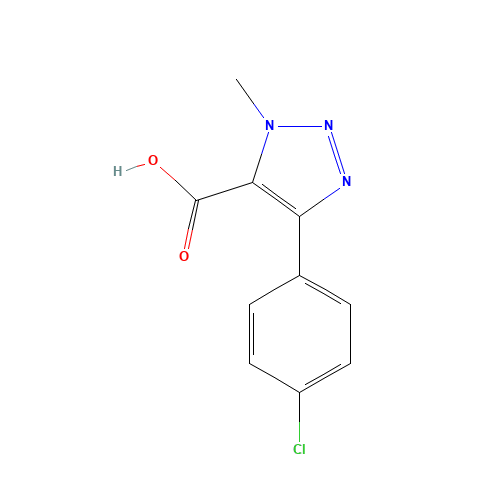 5-(4-chlorophenyl)-3-methyltriazole-4-carboxylic acid (CAS: 1402465-84-2) - Related Chemical Product