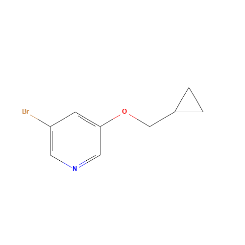 3-bromo-5-(cyclopropylmethoxy)pyridine (CAS: 1383133-14-9) - Related Chemical Product