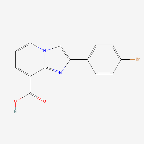 2-(4-bromophenyl)imidazo[1,2-a]pyridine-8-carboxylic acid (CAS: 133427-42-6) - Related Chemical Product