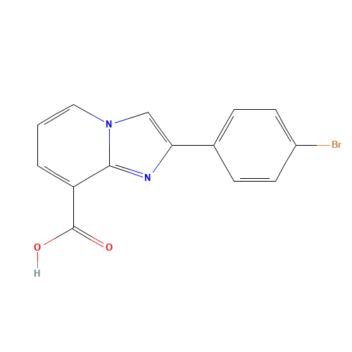 2-(4-bromophenyl)imidazo[1,2-a]pyridine-8-carboxylic acid (CAS: 133427-42-6) - Related Chemical Product