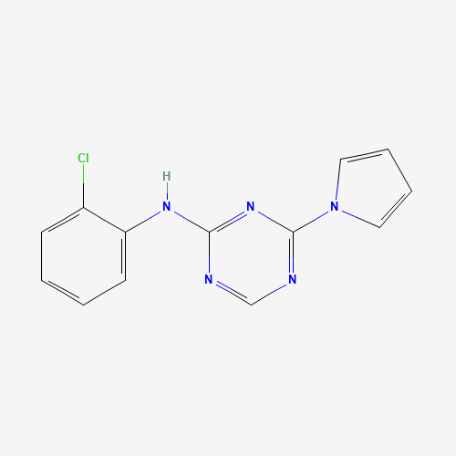 N-(2-chlorophenyl)-4-pyrrol-1-yl-1,3,5-triazin-2-amine (CAS: 438249-81-1) - Related Chemical Product
