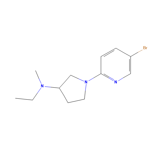 1-(5-bromopyridin-2-yl)-N-ethyl-N-methylpyrrolidin-3-amine (CAS: 1160938-23-7) - Related Chemical Product