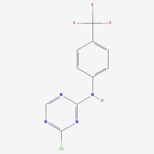 4-chloro-N-[4-(trifluoromethyl)phenyl]-1,3,5-triazin-2-amine (CAS: 852061-54-2) - Related Chemical Product