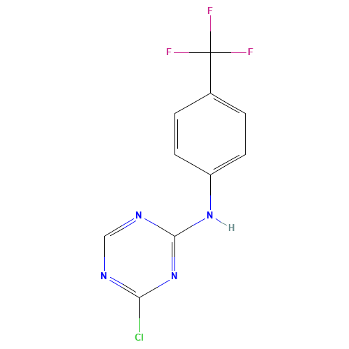 4-chloro-N-[4-(trifluoromethyl)phenyl]-1,3,5-triazin-2-amine (CAS: 852061-54-2) - Related Chemical Product