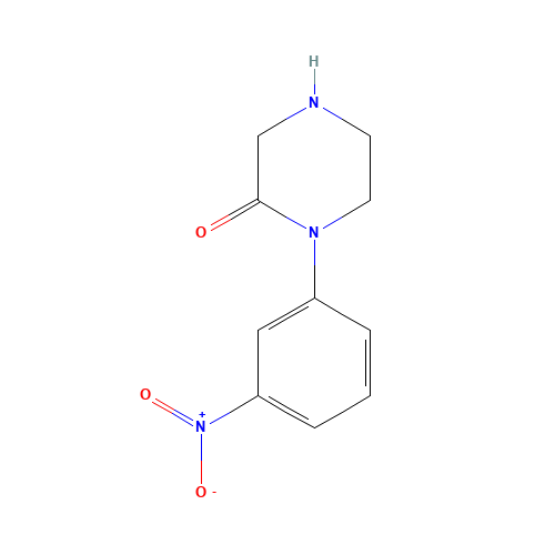 1-(3-nitrophenyl)piperazin-2-one (CAS: 215649-84-6) - Related Chemical Product