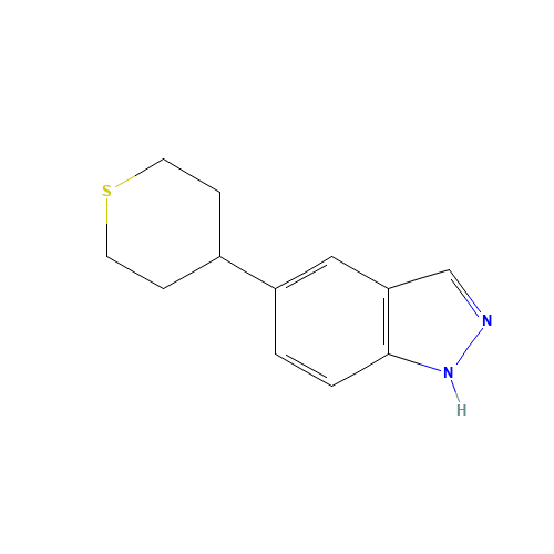 5-(thian-4-yl)-1H-indazole (CAS: 885272-59-3) - Related Chemical Product
