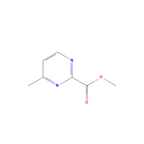 methyl 4-methylpyrimidine-2-carboxylate (CAS: 317334-58-0) - Chemical Structure and Molecular Formula 